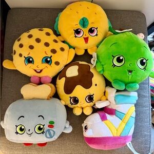 SHOPKINS 6” ASSORTED PLUSH SET OF 6